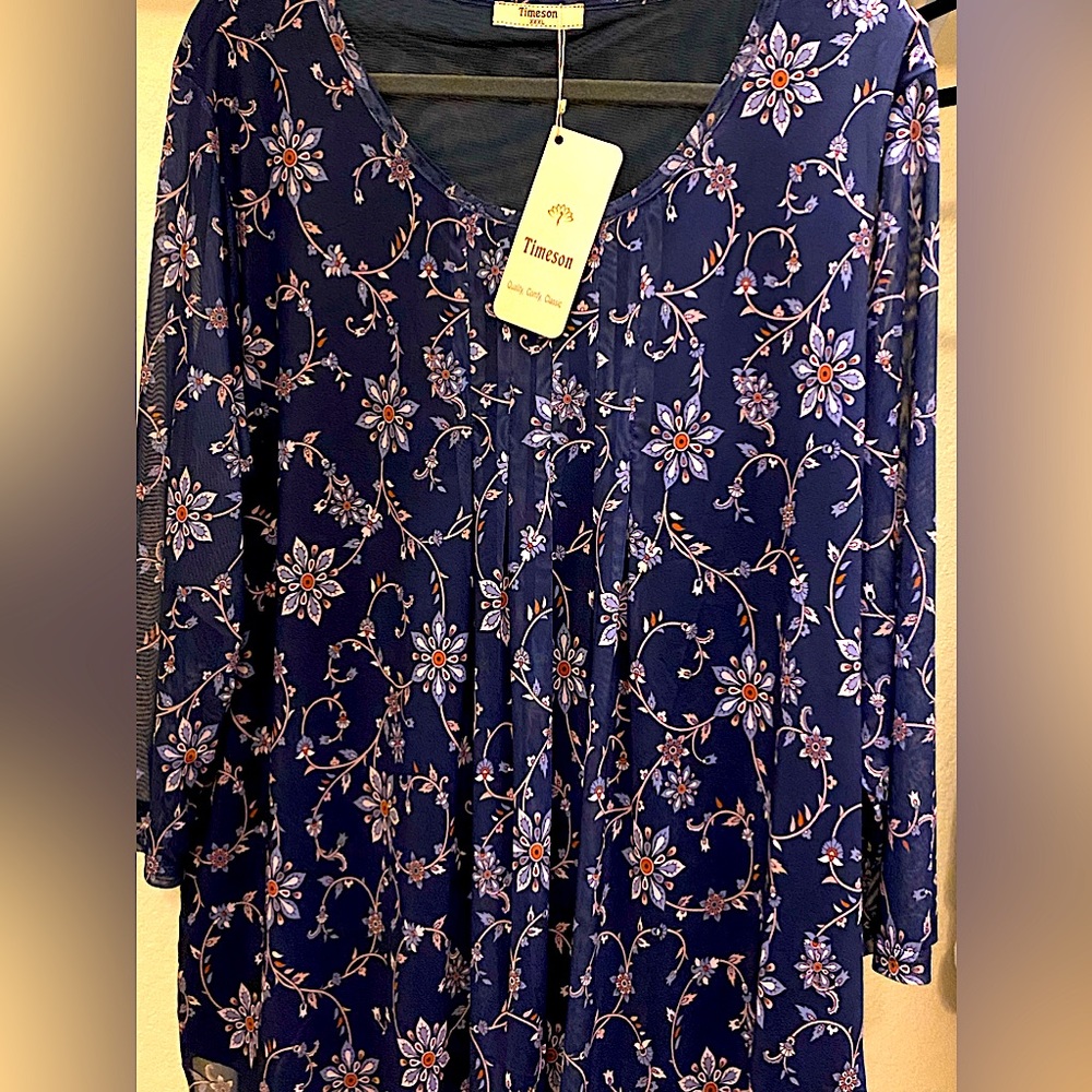 NEW Timeson plus size women's dressy top
